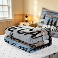 thumbnail image 5 of Erosebridal Camping Camper Car Zipper Twin Comforter Sets with Fitted Sheet and 2 Pillowcases for Boys Girls, Rustic Farmhouse Zipper Bedding Set, Reversible, 5 of 7