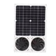 thumbnail image 3 of Kit de ventilador de panel solar Jadeshay 40W para hogar, 3 of 12