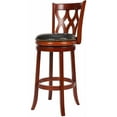 thumbnail image 2 of SAFAVIEH Lancaster 29" Barstool, Light Cherry Frame with Black Seat, 2 of 3