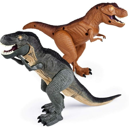 Fun Little Toys Walking Dinosaurs,Electronic Dinosaur Toys,Birthday Xmas Gifts for Kids,Boys,Girls