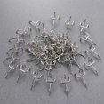 thumbnail image 4 of 50 Pcs Crochets en Acier au Carbone pour Planche, Crochets de Rangement pour Garage, Atelier, Organisation de Présentation, Crochets de Suspension en Acier pour Outils de Rangement, 4 of 5