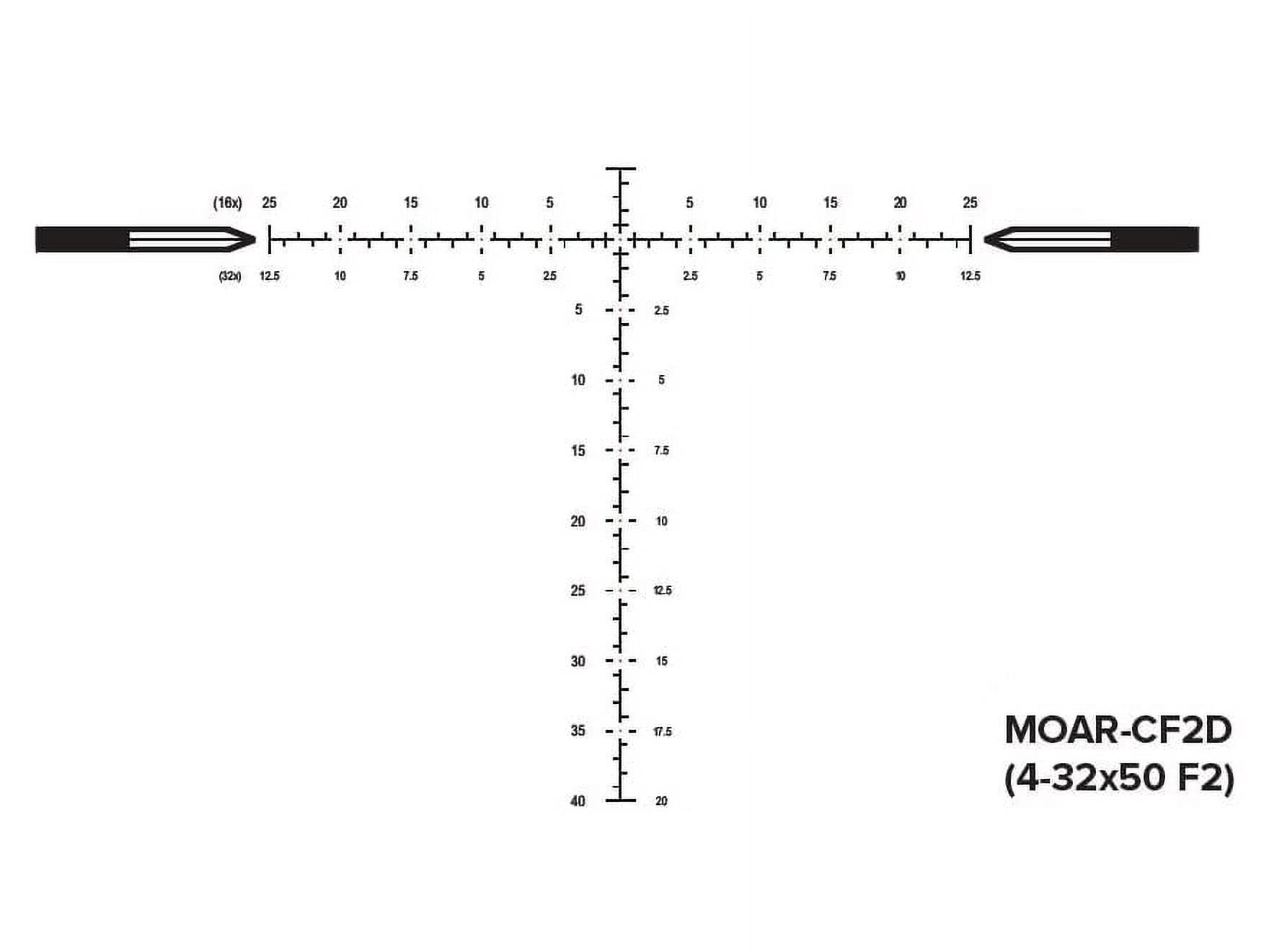 Nightforce NX8 F2 Rifle Scope 4-32x 50mm Illuminated MOAR-CF2D Reticle Dark Earth