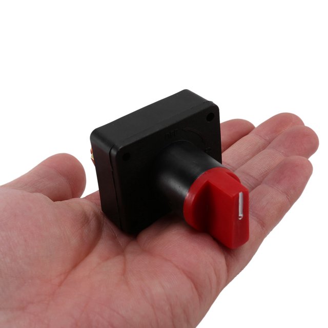 Battery Switch Power Disconnect Switch Rotary Isolator Cut OFF Switch for Car Boat Marine Truck Caravan (Type J 3Pcs)