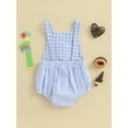 thumbnail image 5 of BemeyourBBs Baby Boys Rompers First Birthday Outfit 1st Birthday Years Old Summer Clothes Bubble Romper Overalls Letter Embroidery Sleeveless Bodysuits Jumpsuits, 5 of 9