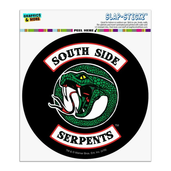 Riverdale South Side Serpents Automotive Car Window Locker Circle Bumper Sticker