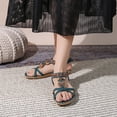 thumbnail image 6 of YOUYEDIAN Orthopedic Sandals for Women Non Slip Slip on Arch Support Summer Flat Sandals Breathable Orthopedic Slippers 2026 New Comfortable Orthopedic Shoes (Turquoise), 6 of 9