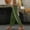Army Green, variant on Juslio Linen Pants Women with Pockets Button Casual Comfortable Elastic Waist Straight Pants