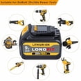 thumbnail image 6 of LONG FIT 20V/60V 9.0Ah MAX Replace for DeWalt 60v Battery, Replace for Dewalt DCB606-2 DCB609 DCB612 DCB206 DCB203, Compatible with dewalt 20V 60V Max Tools and Chargers, 6 of 6