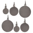 thumbnail image 1 of WRITWAA 6Ud Objetivos De Inoxidable Para Entrenamiento Con Colgante Color Gris Oscuro Duraderos, 1 of 8