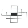 thumbnail image 1 of Modern LED Ceiling Light, 3 Colors 3000K-6500K Dimmable Flush Mount Ceiling Light Fixture with Remote Control, Square LED Chandelier for Living Room, Bedroom, Kitchen, Dining Room, 1 of 7