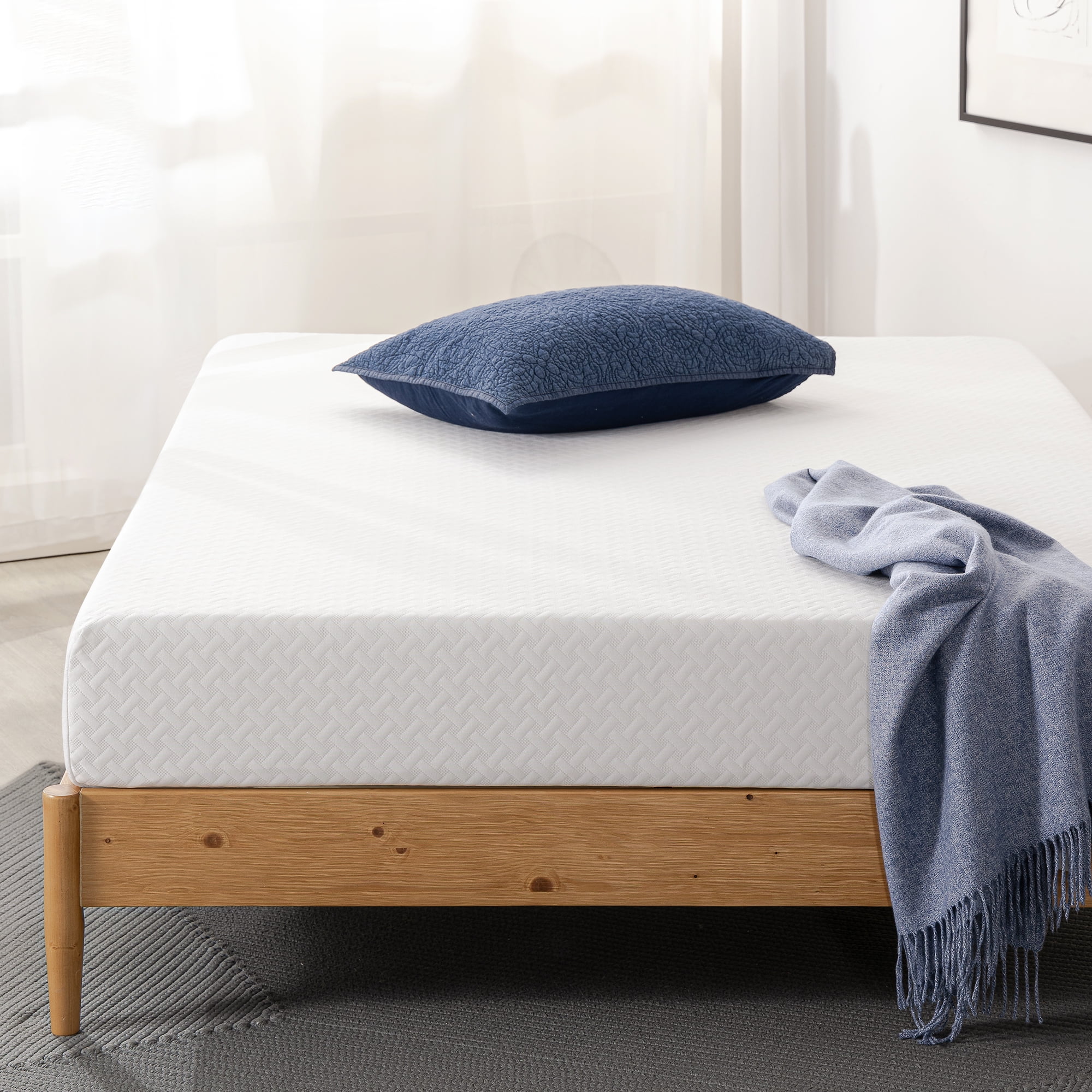 Zinus Green Tea Cool Mate 8" Queen Gel Memory Foam Mattress