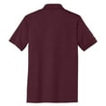 thumbnail image 6 of Yellow Rooster Men's Core Blend Jersey Knit Polo Athletic Maroon XL, 6 of 6