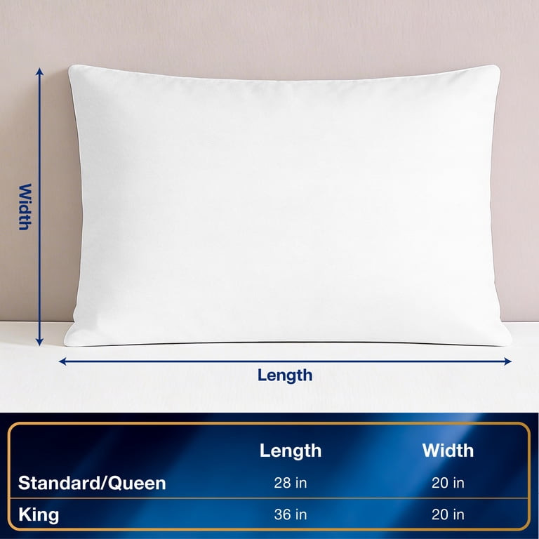 All-In-One Pillow Protector, 2-Pack, Standard/Queen, Waterproof photo 6