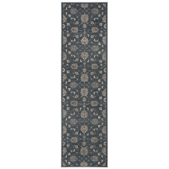 SAFAVIEH Vintage Thornton Floral Runner Rug, Blue/Beige, 2'2" x 8'
