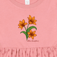 thumbnail image 4 of Inktastic Tiger Lilies Girls Baby Dress, 4 of 5