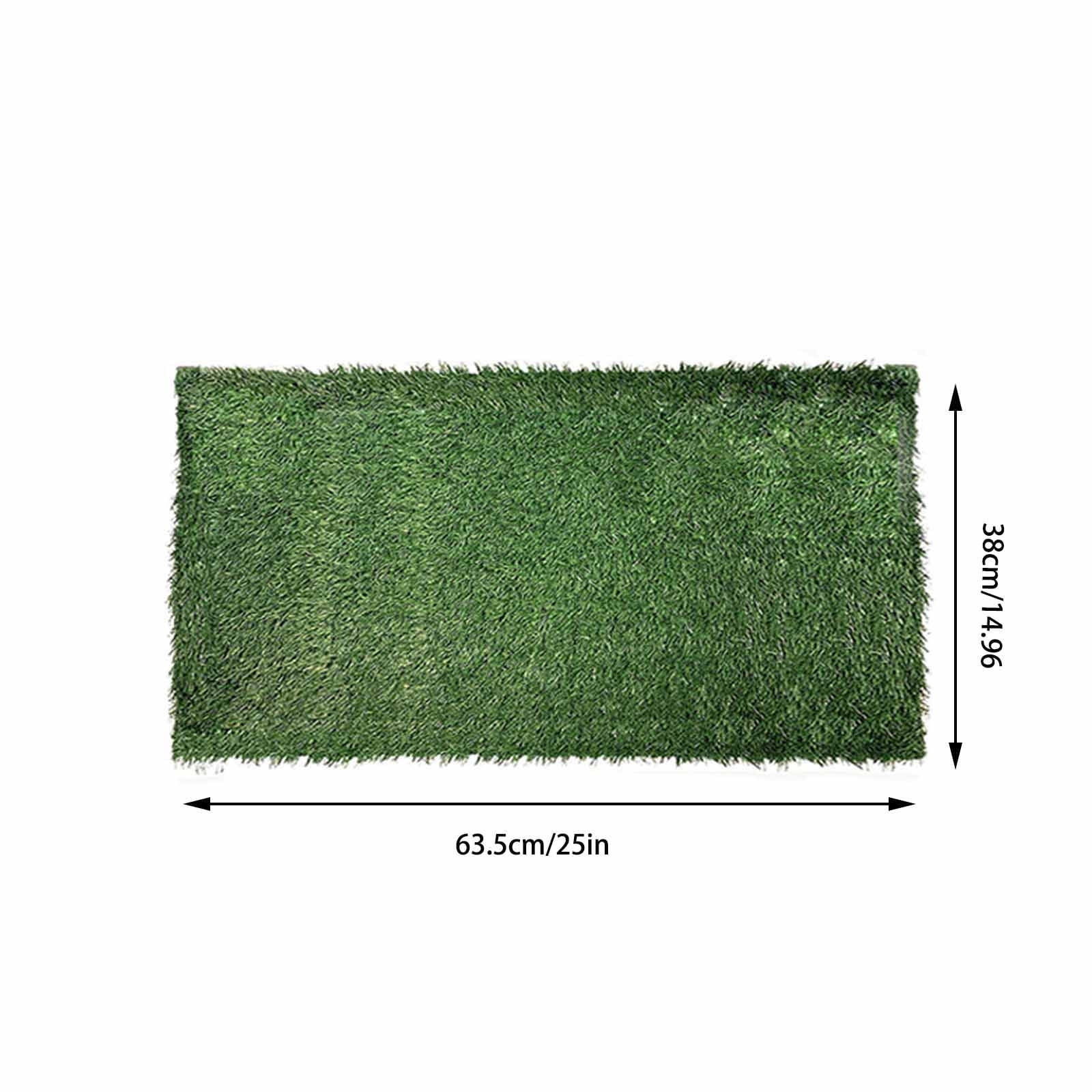 JingChun 14*25 inch Fake Grass Pee Pad for s, Grass Pad with Tray, Grass Pad with Tray, Grass Pad for s
