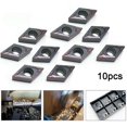 thumbnail image 3 of 10PC DCMT21.51 DCMT070204 VP15TF Carbide Inserts For Lathe Turning Tool Holder, 3 of 11
