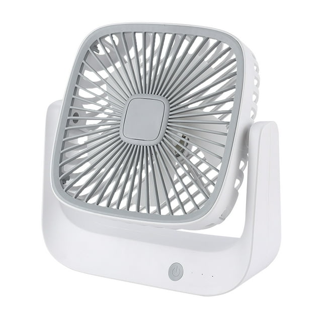 USB Charging Desktop Fan, Silent Portable Large Wind Fan, 3-Speed Adjustable, Quiet Operation, Small Lightweight, 90° Tilt, Easy to Clean, Suitable for Home Office Dorm Car