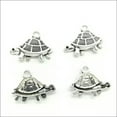 thumbnail image 4 of U8MO Lot 20/50pc tortoise antique silver charms pendants jewelry marking DIY 18*26mm-20pcs, 4 of 6