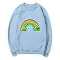 thumbnail image 6 of Aofany St Patricks Day Sweatshirt Women Long Sleeve Crewneck Shamrock St. Patricks Shirts Tee Tops Cute Holiday Pullovers, 6 of 6