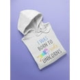 thumbnail image 3 of Ride Unicorns Hoodie Women -Image by Shutterstock, Female Medium, 3 of 4