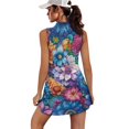 thumbnail image 2 of Pzuqiu Colorful Mandala Sleevesless Workout Dress Women Size XS Unique Design Athletic Casual Golf Tops Personalized Activewear Moisture Wicking Gifts for Female Golfers, 2 of 7