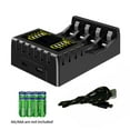 thumbnail image 1 of Inteprter de Circuito Adaptador USB inteligente Pantalla LCD Cargadores 4 Accesorios de alimentación multifuncionales de alto Electrodomésticos negro Inteprter  HA006815-02, 1 of 6