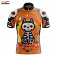 thumbnail image 5 of 17 SKULL Camiseta de ciclismo para hombre, camiseta de ciclismo de montaña, ropa de ciclismo de carretera, blusa de manga corta de verano para ciclistas, 5 of 5