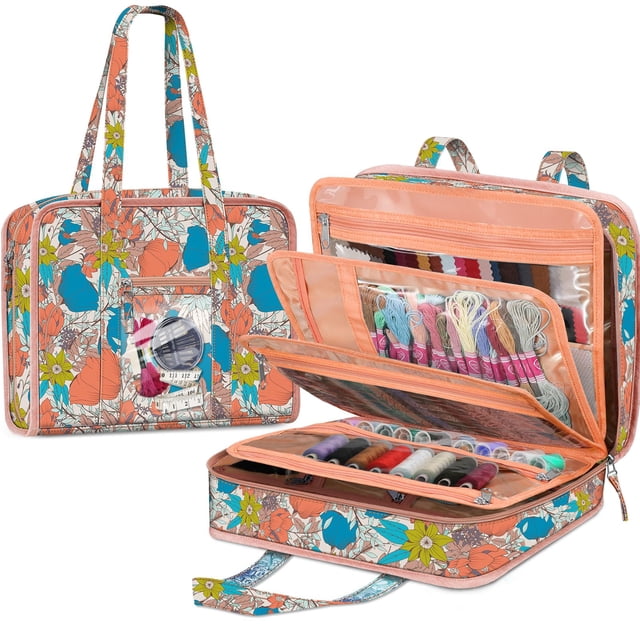 Bolsa organizadora de costura FINPAC Storage Tote, 33 x 11 x 27 cm