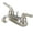 Brushed Nickel, variant on Olympia Faucets L-7240-BN Accent 1.2 GPM Centerset Bathroom Faucet - Nickel