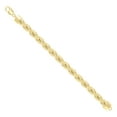 thumbnail image 3 of Auriga 7.5mm Hollow Rope Chain Necklace 20" in 925 Sterling Silver, 3 of 5