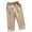 Khaki, variant on KkSLirnhs School Uniform Girls Girls Straight Pants Back to School Kids Elastic Waist Head Casual Pants 1-6 Years Brown 1Y