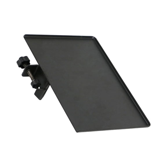 Heavy Duty Metal Music Stand Tray Universal Microphone Stand Tray for Music Sheet Singing Stage Sound Recording Accessories