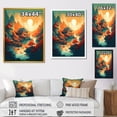 thumbnail image 4 of Designart "Mountain Top Asian Inspired Home IV" Japon Landscape Wall Art For Bathroom, 4 of 5