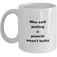 thumbnail image 3 of Pomchi Coffee Mug, Dog Petting Cup, Pomeranian, Chihuahua, Love Pomchi,, 3 of 4