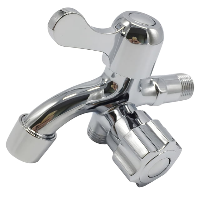 Multifuncional Single Cold Doble Grifo Eficiente Single Cold Faucet Firm Baño Grifo Moderno Fregadero Grifo Acero Inoxidable Juego De Grifos Para Baño En Casa Inodoro Kearding HA013839-00
