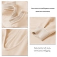 thumbnail image 3 of Jersey De Otoño, Sudadera De Mujer, Dobladillo Suelto, Mano De Obra Fina, Color Puro Para Oficina ANGGREK Ocean Broad Surfboard Fins, 3 of 6