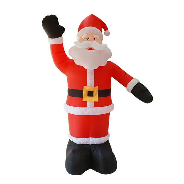 Inflable aire soplado modelo 2,4 M decoración de Papá Noel para decoración de fiesta de jardín de Navidad