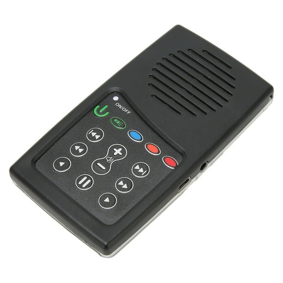 Lecteur de Bible Portable, Lecteur Électronique de Bible à Recharge Solaire avec Capacité Intégrée de 8 g et Batterie de 500 mAh, Lecteur Audio pour Auditeurs, Aînés et Aveugles