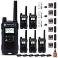 thumbnail image 1 of Radios bidireccionales Motorola Talkabout T460 Azul Paquete de 2 con spray desinfectante y 3 paños de microfibra, 1 of 7