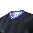 thumbnail image 4 of SGFCWSX Mens Soccer Outfit 2 Piece V Neck Quick Dry Breathable Short Sleeve Shirt and Shorts Football Training Athletic Set Black Size M, 4 of 5