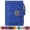 Blue, variant on Small Women Wallet Bifold RFID Blocking Genuine Leather Short Ladies Purse Zipper Coin Pocket Card Cash Holder with ID Window