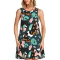 thumbnail image 1 of Vsdgher Robe d'Été Imprimée Rottweiler pour Femmes Décontractée Col en U Robe de Plage Sans Manches Robe Débardeur Ample avec Poche, 1 of 7