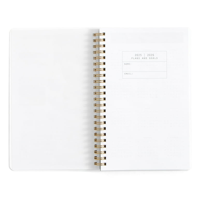 Swip Swap Zebras Weekly/Monthly Academic Spiral Planner, 5x8