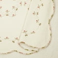 thumbnail image 2 of Modern Heirloom Felisa Cream/Pink Floral Embroidered Bedspread, King, All Ages, 2 of 7