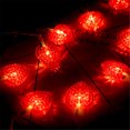 thumbnail image 3 of Vikakiooze Home Decor Red Love Heart Lantern Valentine's Day Light String Small Lantern Love Lights, 3 of 5