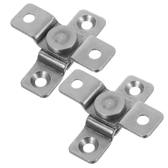Milisten 2Pcs Heavy Duty Adjustable Torque Hinge Stainless Steel for Cabinet Door Use