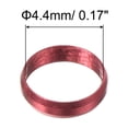 thumbnail image 2 of Uxcell Anneaux de Cible de Fléchettes, Accessoires en Aluminium - Lot de 6 (Rouge), 2 of 5