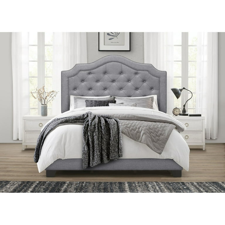 Nadine queen tufted bed discount