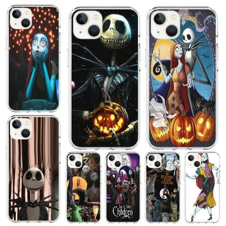 Nightmare Before Christmas Silicon Cases For iphone 14 11 12 13 15 Pro Max XR 7 8 Plus X Xs Max 6 6s SE 13 Mini Cover-D